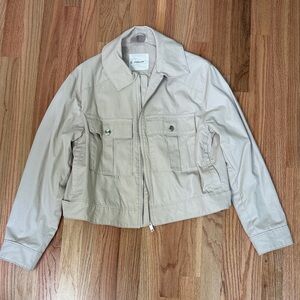 Everlane Women's Tan Cropped Utility Jacket, Size Small, NWOT